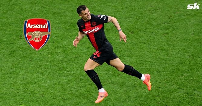 Bayer Leverkusen star takes sly dig at Arsenal as he celebrates Bundesliga win with Granit Xhaka, video goes viral
