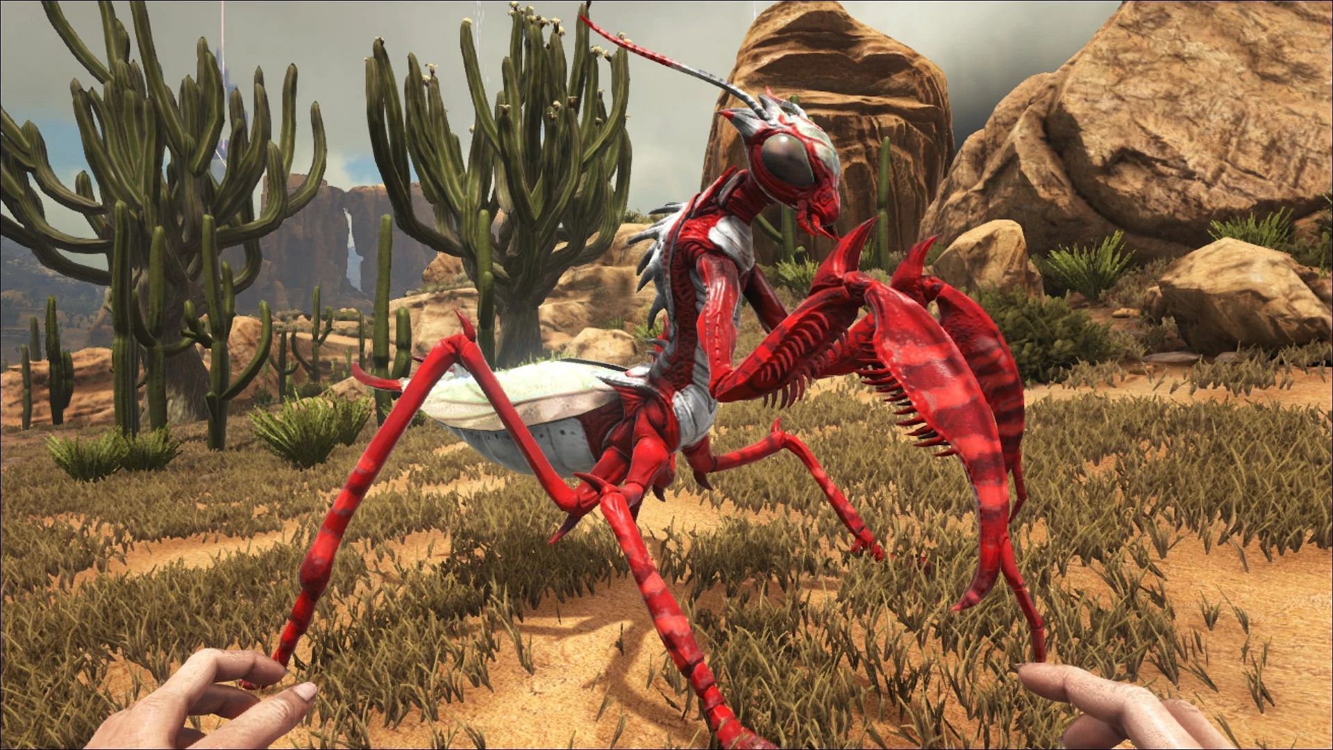 Players can use Mantis for Organic Polymer in Ark Survival Ascnded (Image via Studio Wildcard)