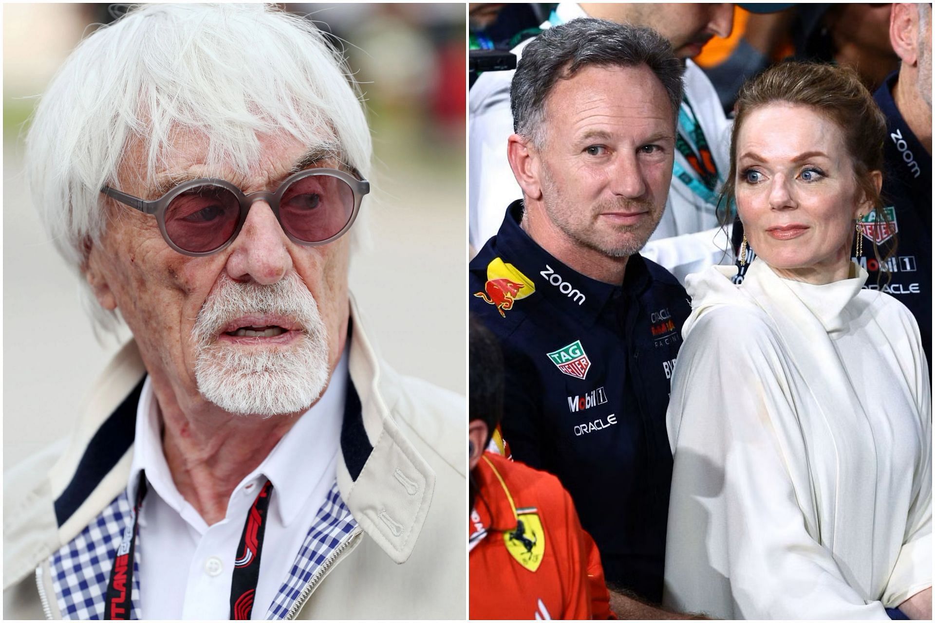 Bernie Ecclestone recently talked about Chirstian Horner and his wife Geri Halliwell