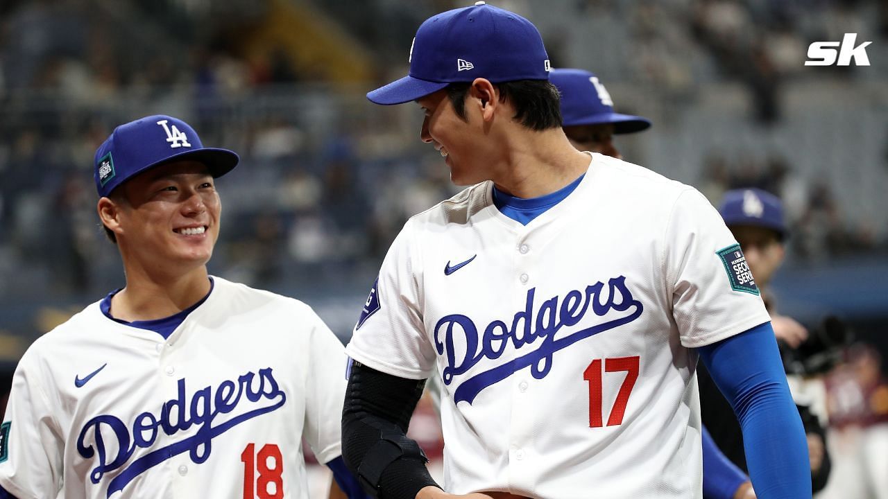 WATCH: Shohei Ohtani offers up hilarious impersonation of Dodgers teammate Yoshinobu Yamamoto