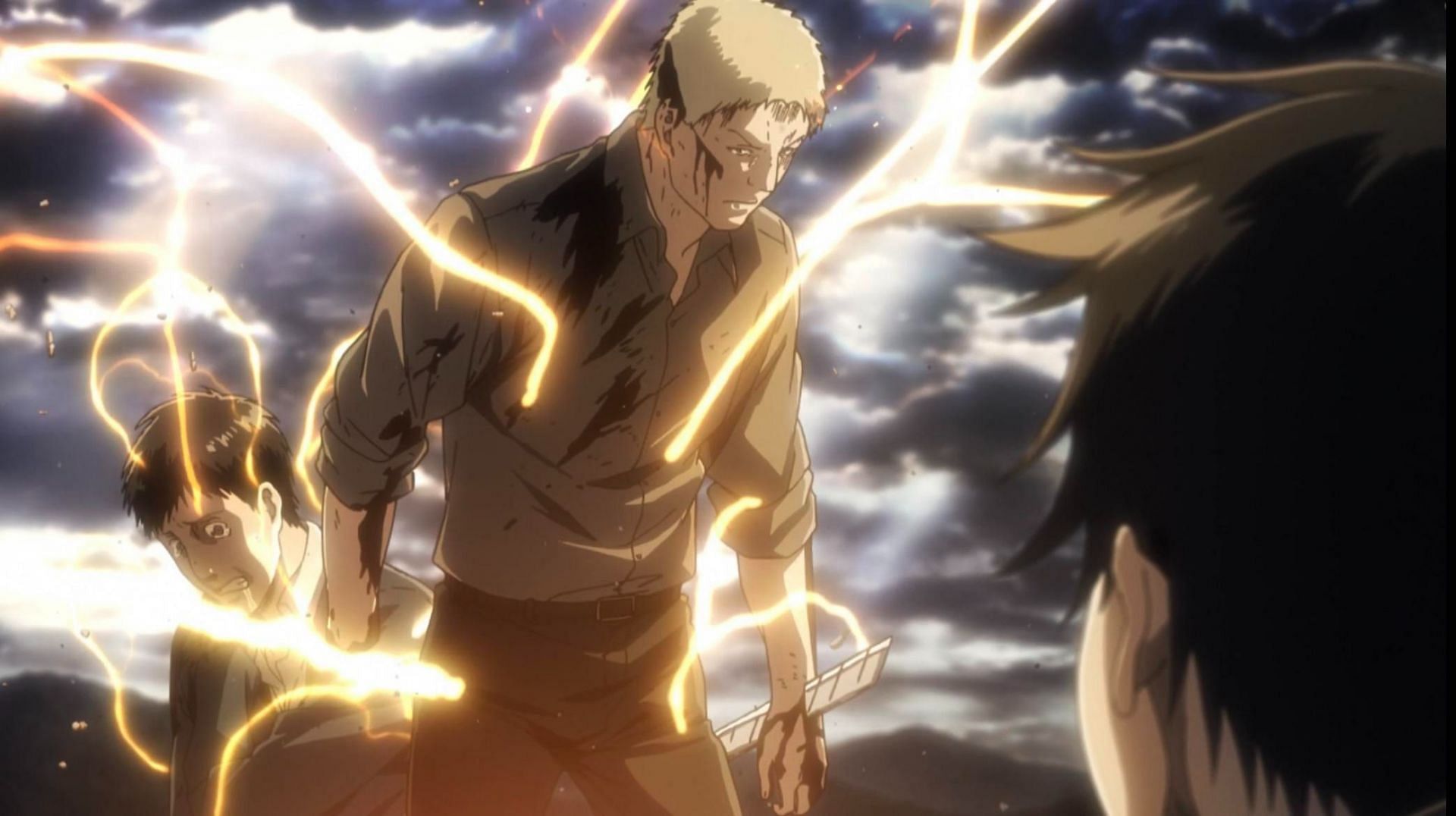 Bertholdt and Reiner as seen in Attack on Titan (Image via WIT Studio)