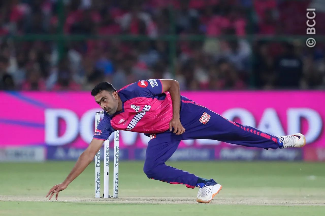 Ravichandran Ashwin has just two wickets so far in IPL 2024. (PC: BCCI)