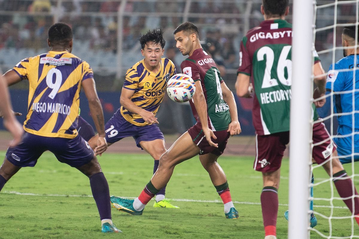 Odisha FC missed some good chances during the game (Image courtesy: ISL Media)