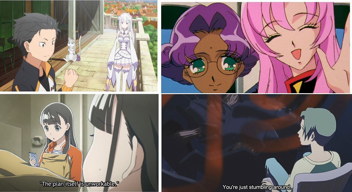 A few more anime labeled as Deconstruction by anime fans (Image via White Fox, J.C.Staff, Madhouse, Gonzo)