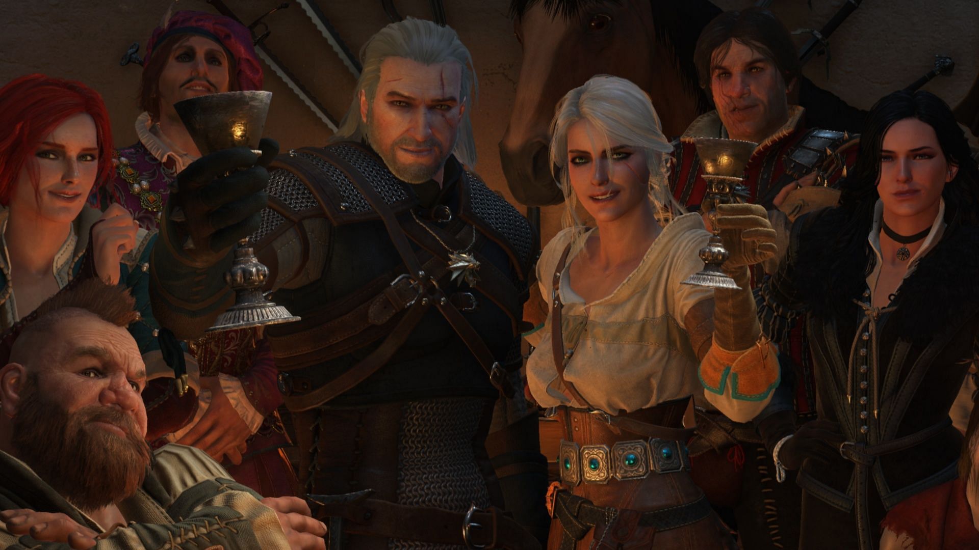 The Witcher 3 faces (Image via CDPR)