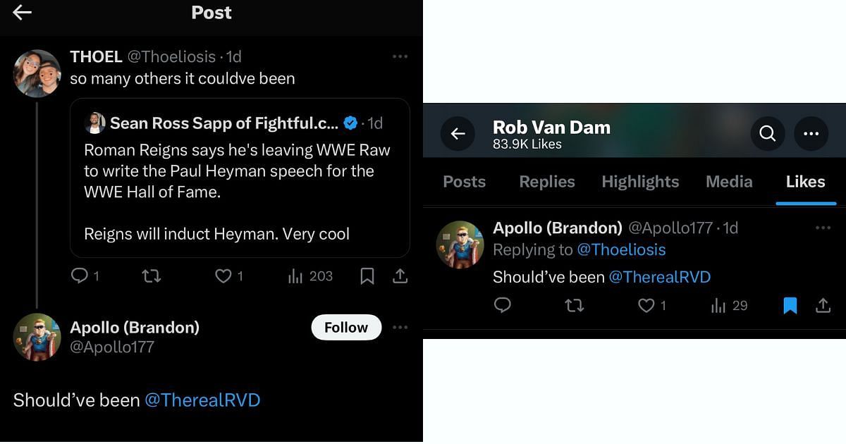 RVD wanted to induct Paul Heyman into the 2024 Hall of Fame