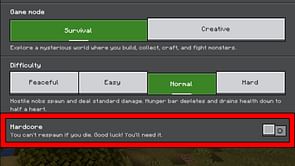 Hardcore mode could be more difficult in the bug-plagued Minecraft Bedrock Edition