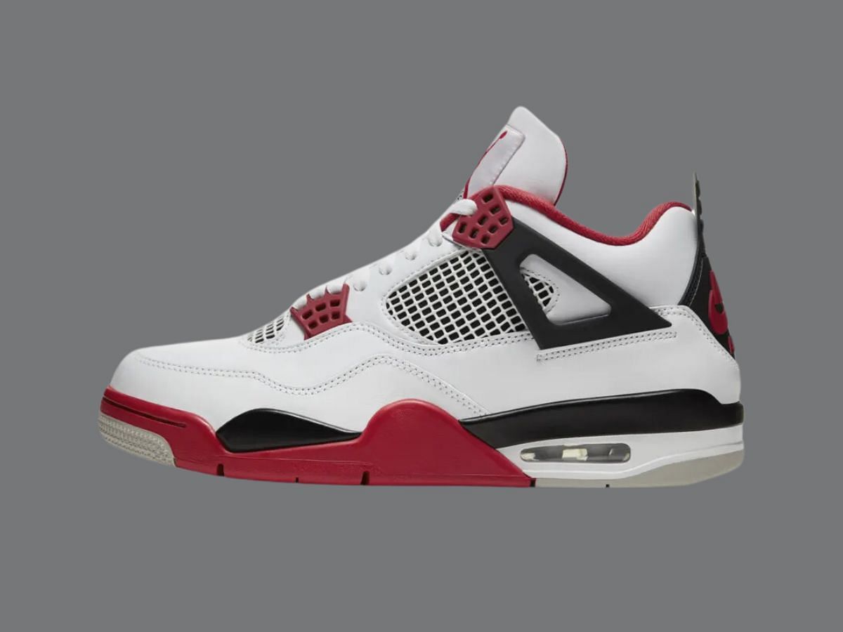 Air Jordan 4 &quot;Fire Red&quot; (Image via Nike)