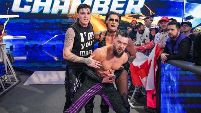 Rhea Ripley reacts to Finn Balor's heartbreaking message