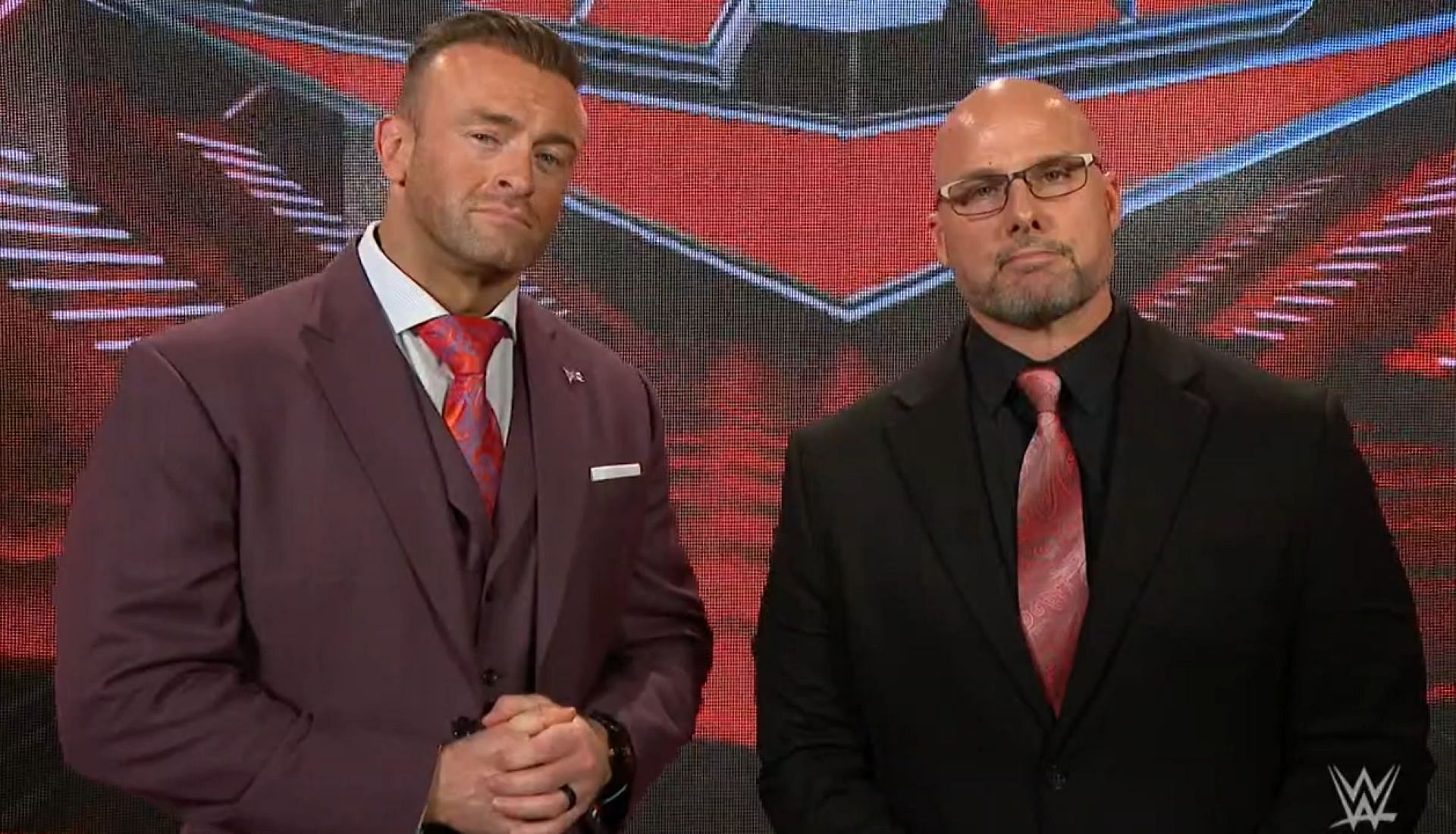 Nick Aldis and Adam Pearce have important roles during the WWE Draft.