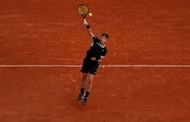 Casper Ruud in action at the Monte-Carlo Masters