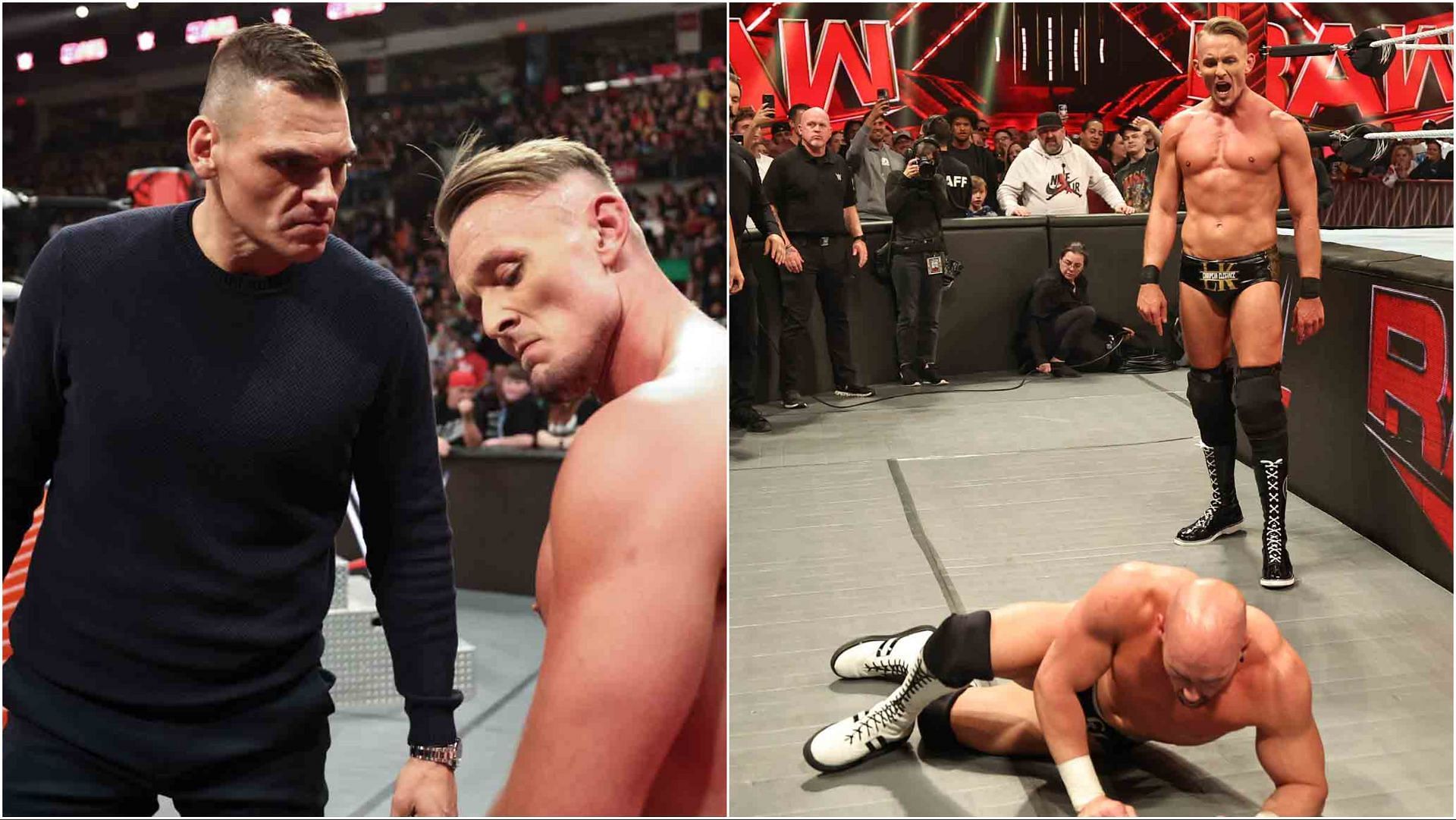 Gunther yells at Ludwig Kaiser on WWE RAW, Ludwig Kaiser attacks Giovanni Vinci on RAW