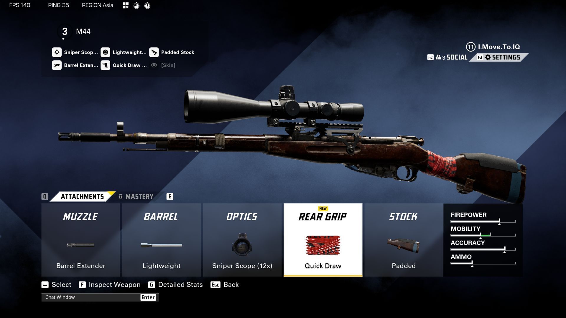 Best M44 XDefiant loadout (Image via Ubisoft)