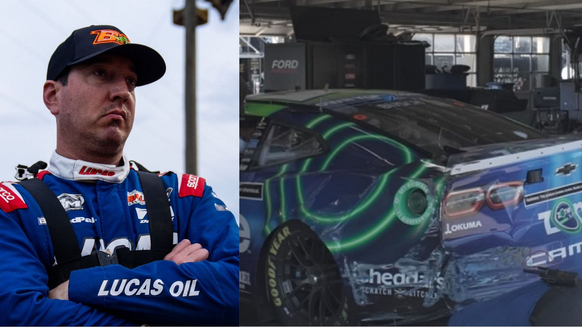 Kyle Busch crashes during Texas NASCAR Cup practice race (Image from X)