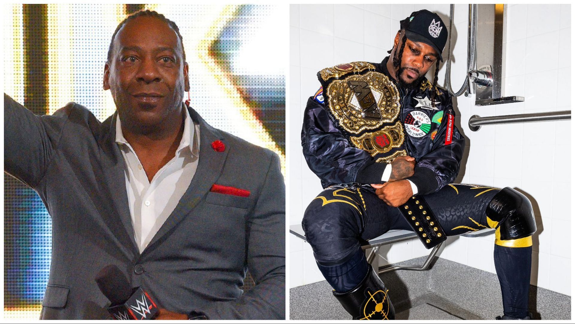 Booker T appears at WWE event, Swerve Strickland with the AEW World Championship