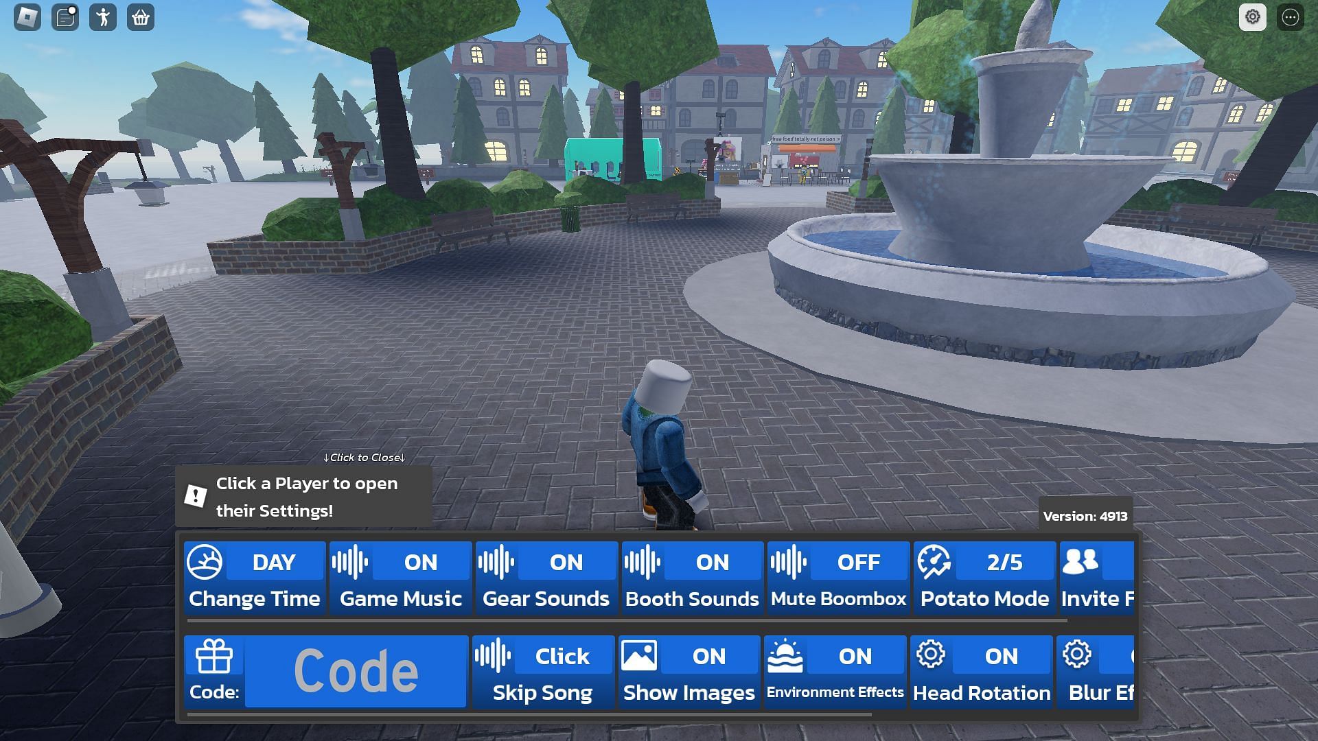 Active codes for Booth Game (Image via Roblox)