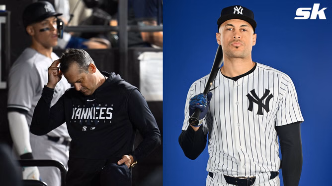 "Once he gets it going, hop on" - Yankees manager Aaron Boone believes Giancarlo Stanton is close to breakout amid early season struggles