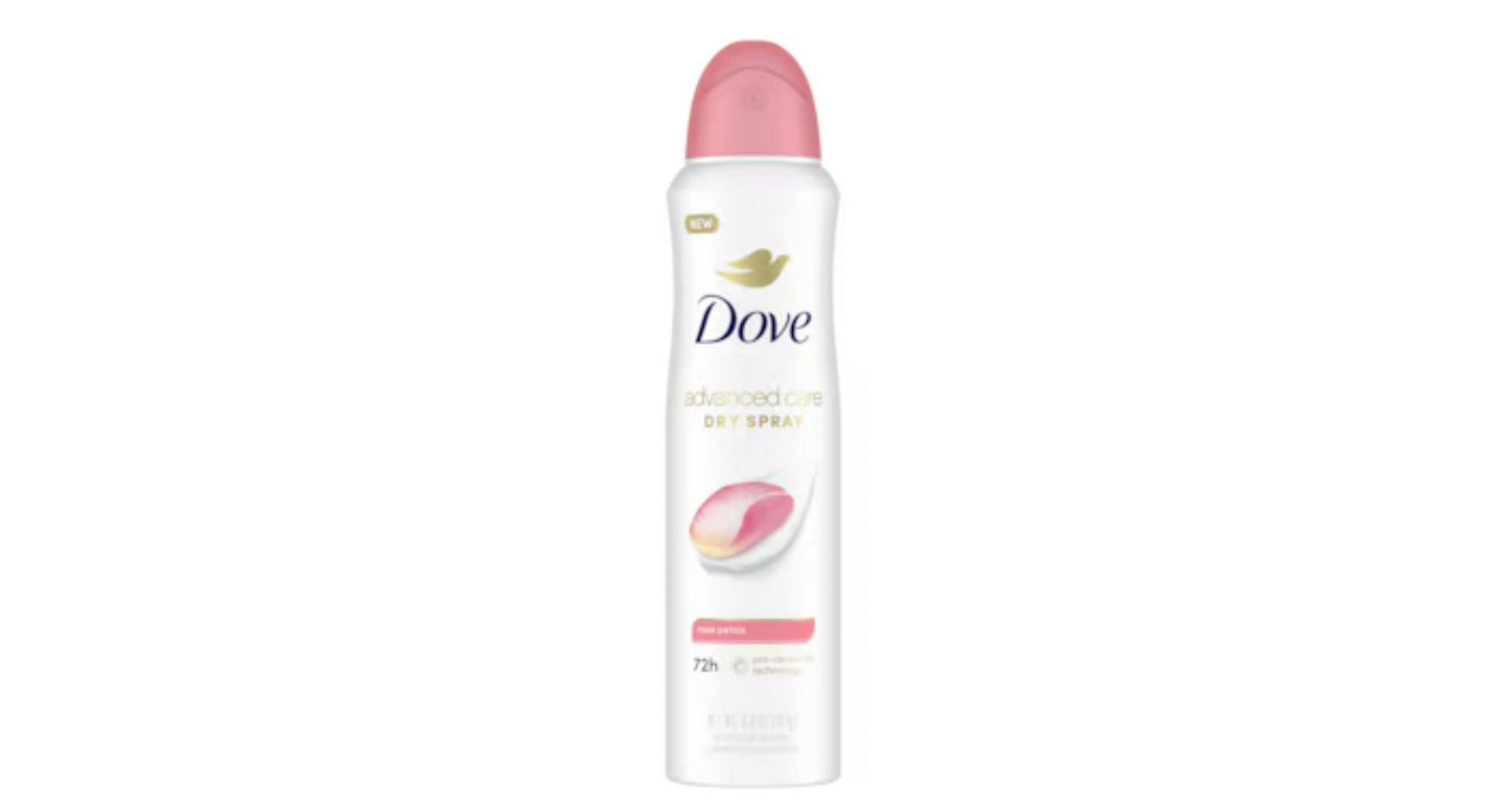 Dove Dry Spray Antiperspirant (Image via Dove)