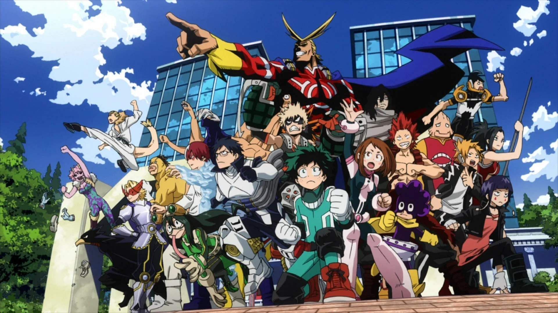 Class 1-A comes to Deku&#039;s rescue in My Hero Academia chapter 421 (Image via BONES)