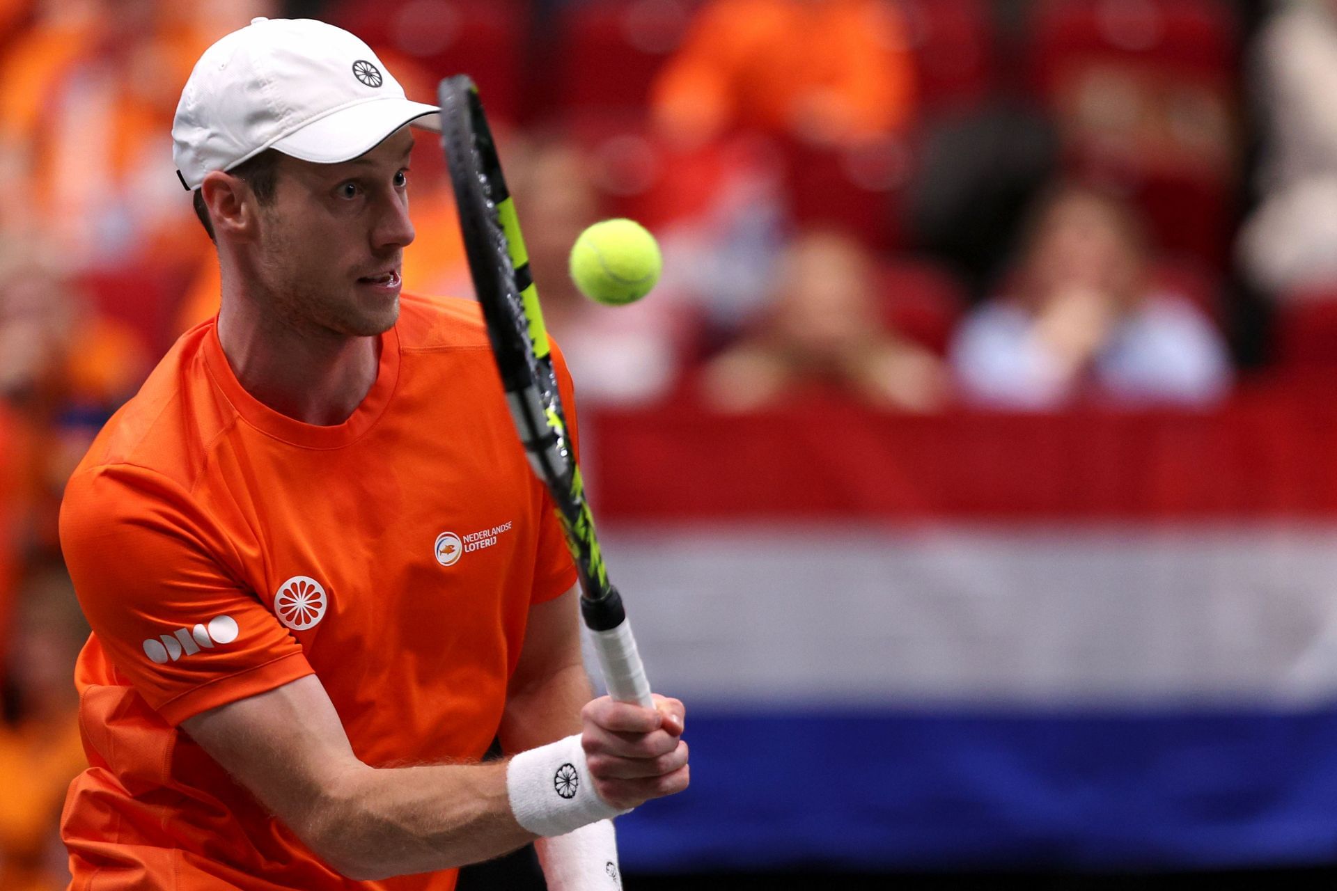 Van de Zandschulp at the Netherlands v Switzerland - 2024 Davis Cup Qualifiers