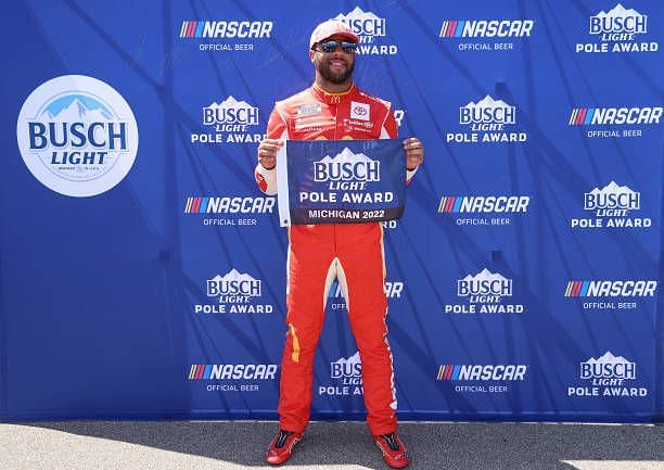 Bubba Wallace at the 2022 Michigan Speedway.