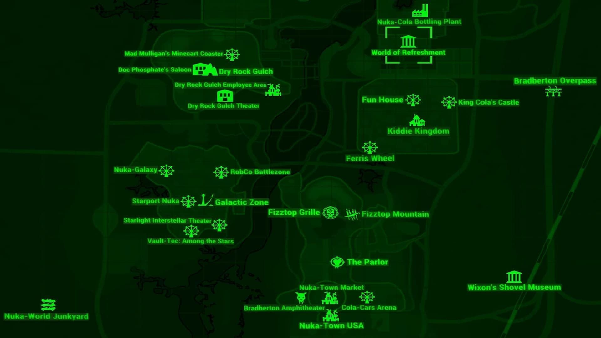 The World of Refreshment in Nuke-World (Image via Bethesda Game Studios)