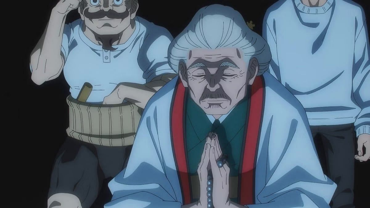 Granny Ogami as seen with her allies in the anime (Image via MAPPA)