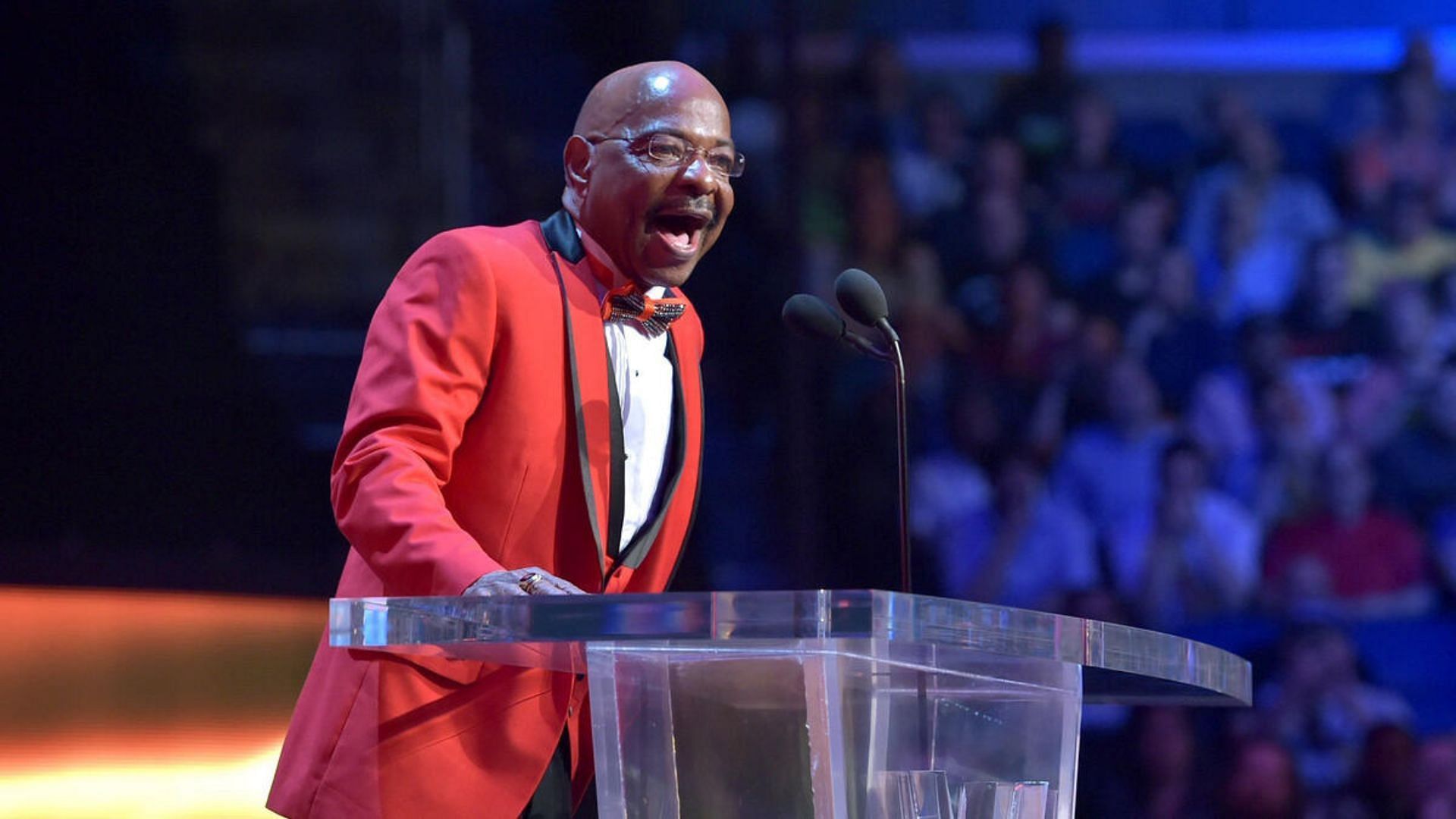 Teddy Long is a former general manager, who is now a WWE Hall of Famer [Photo courtesy of WWE