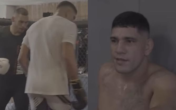 Alex Pereira releases footage of breaking his toe “two weeks before” UFC 300 fight against Jamahal Hill