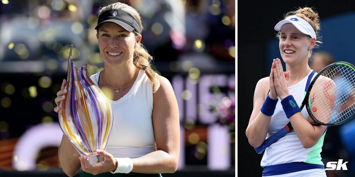 Danielle Collins enjoyed the company of pregnant Alison Riske-Amritraj and others after winning the Charleston Open title