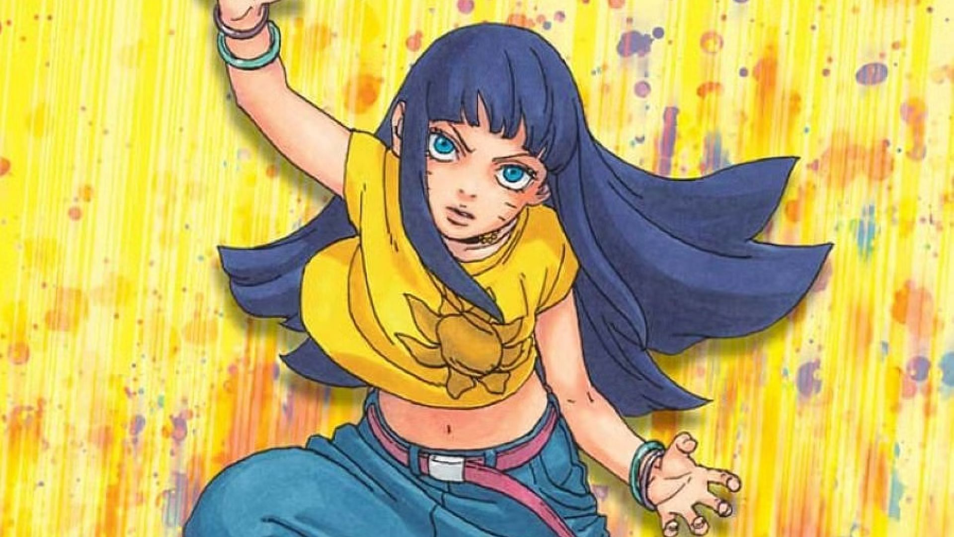 Himawari in Boruto Two Blue Vortex cover image (Image via Masashi Kishimoto and Mikio Ikemoto/Shueisha)