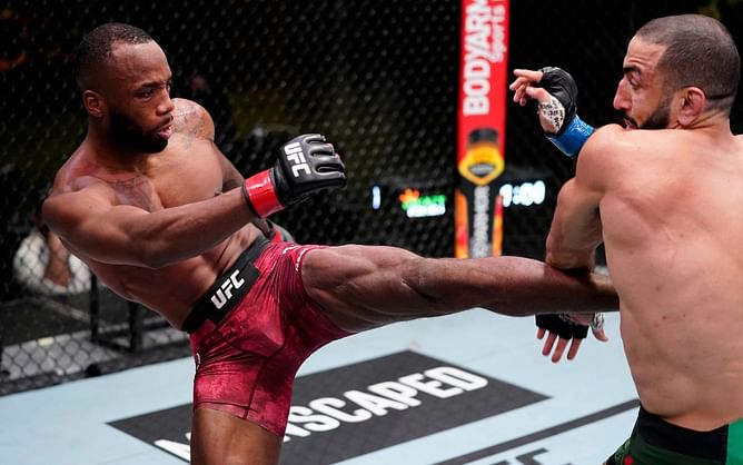 "That eye poke never happened" - Leon Edwards' coach accuses Belal Muhammad of foul play in first fight, says rematch is not about "revenge"