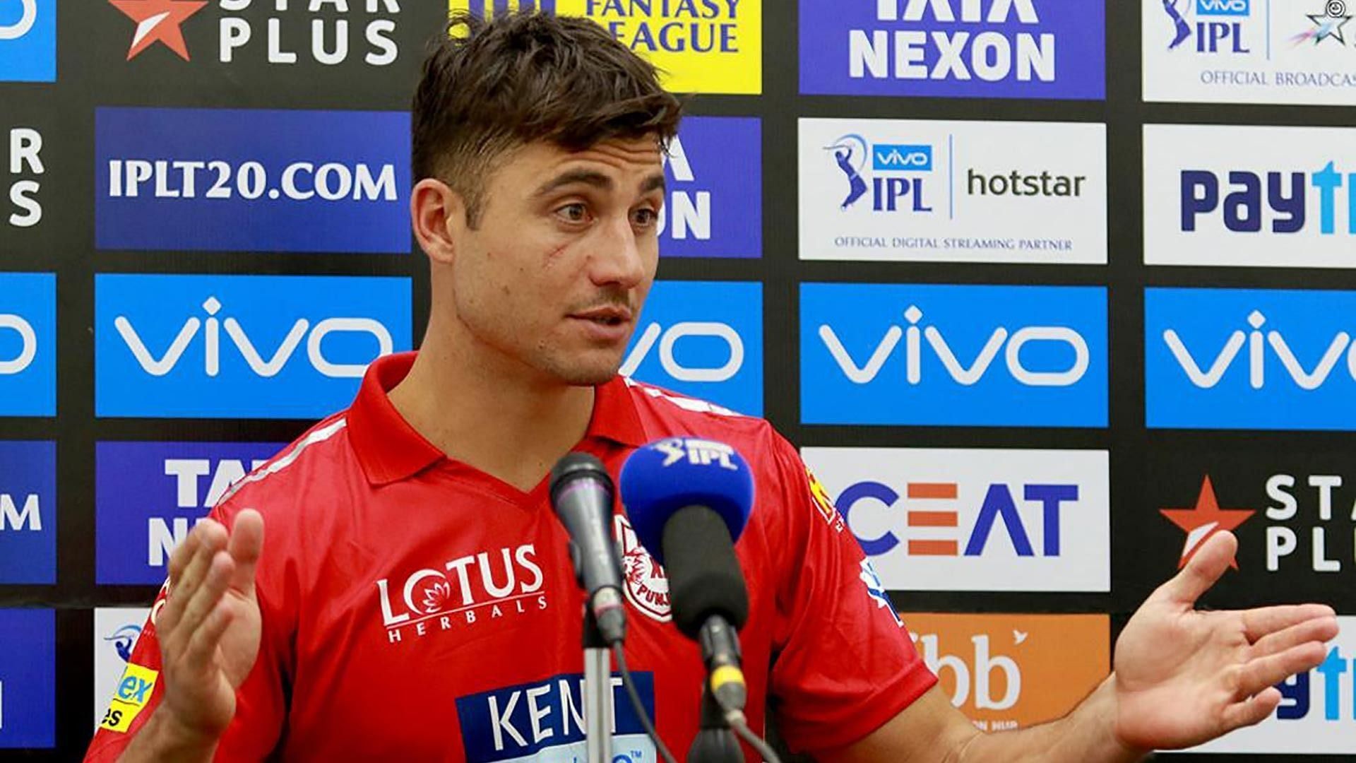 Marcus Stoinis played for Punjab from 2016&ndash;18 in the IPL (Image via IPLT20.com)