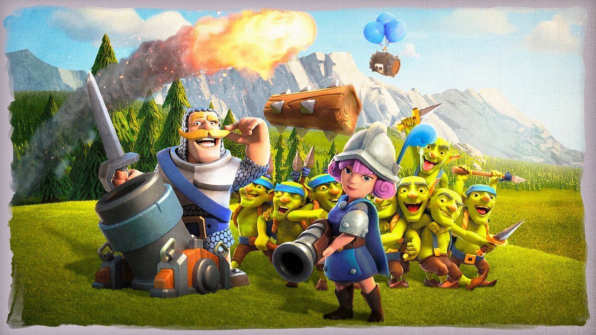 You have to protect your Musketeer from enemy troops in Clash Royale (Image via Supercell)