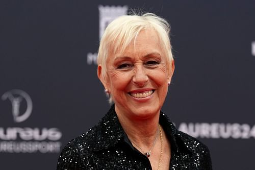 Martina Navratilova at the Laureus World Sports Awards Madrid 2024