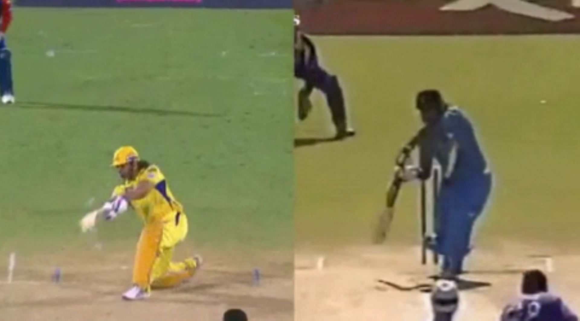 Dhoni had fans on the edge of their seats with his incredible ball-striking