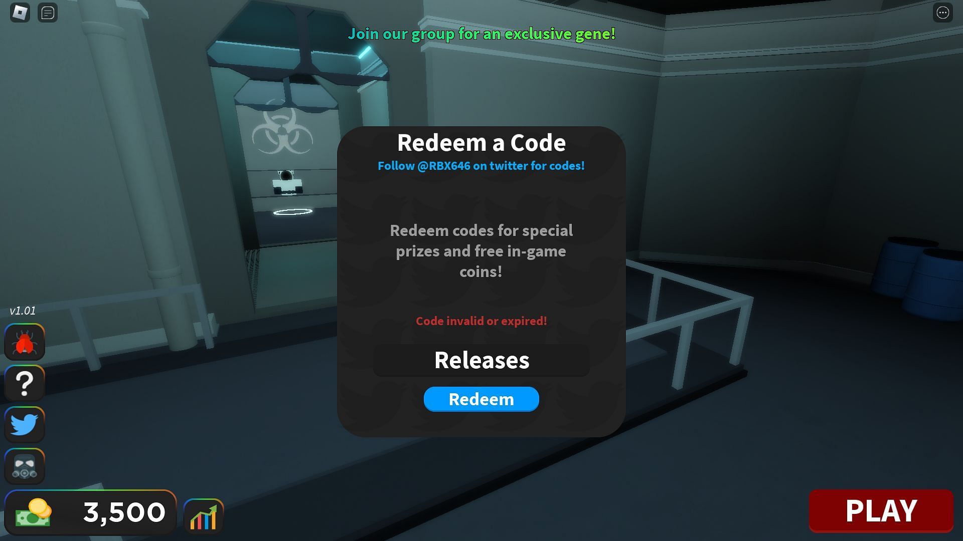 Troubleshooting codes for Roblox Outbreak (Image via Roblox)