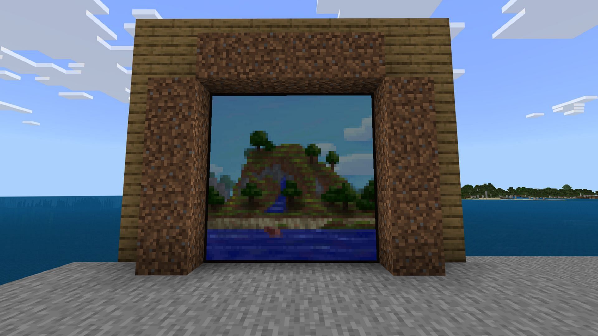 Block manipulation can be used to get certain painting sizes in Minecraft (Image via Mojang)