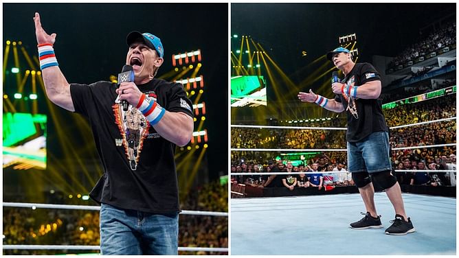 John Cena makes massive tease about 59-year-old WWE legend's WrestleMania XL appearance