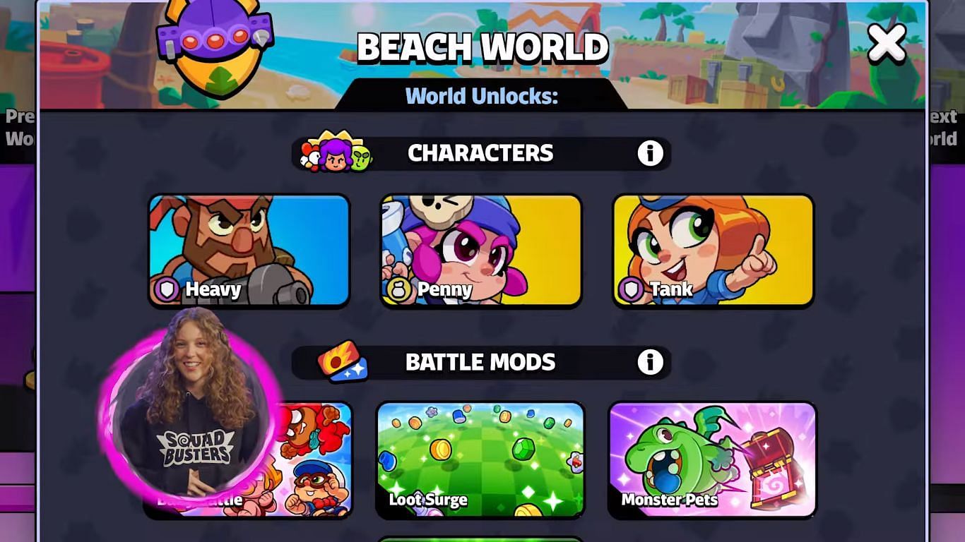 Beach World in Squad Busters (Image via Supercell)