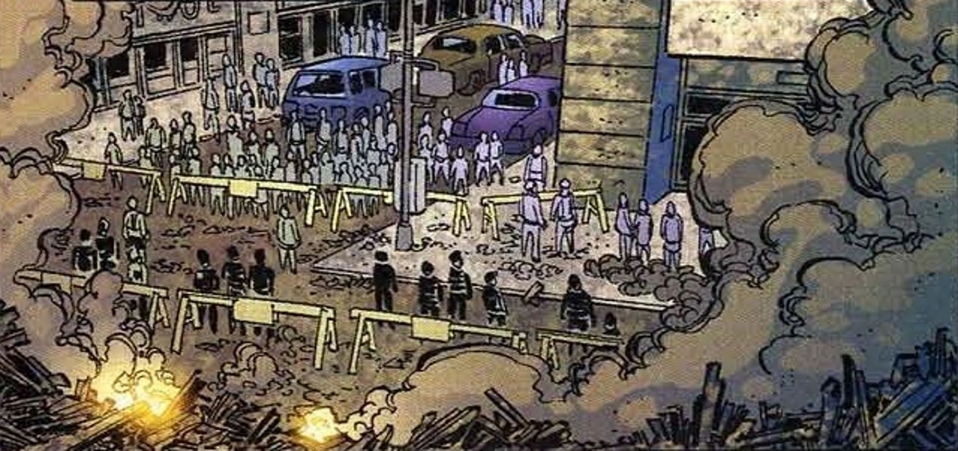 A Marvel Comics depiction of Ground Zero (Image via Marvel Comics)
