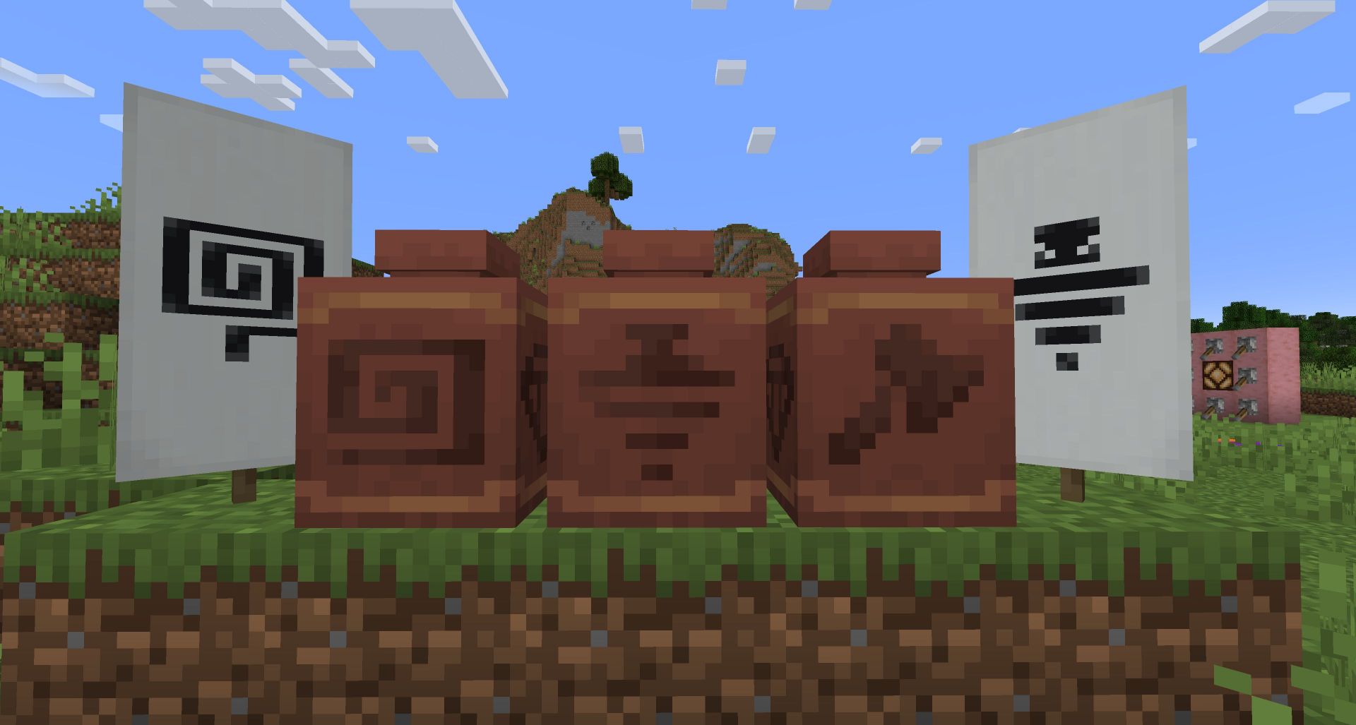 Custom pottery was first introduced in 1.20 (Image via Mojang)