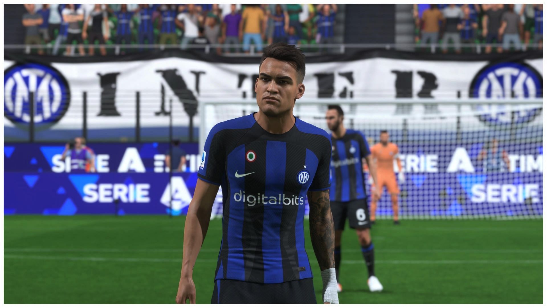 Lautaro Martinez is the top scorer in Serie A (Image via EA Sports)