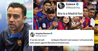“Bro is a Madrid fan”, “I am so tired” - Barcelona fans slam 25-year-old for a foul in 4-2 win over Valencia