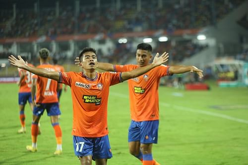 Boris scored the opening goal of the game. (Image courtesy: ISL Media)