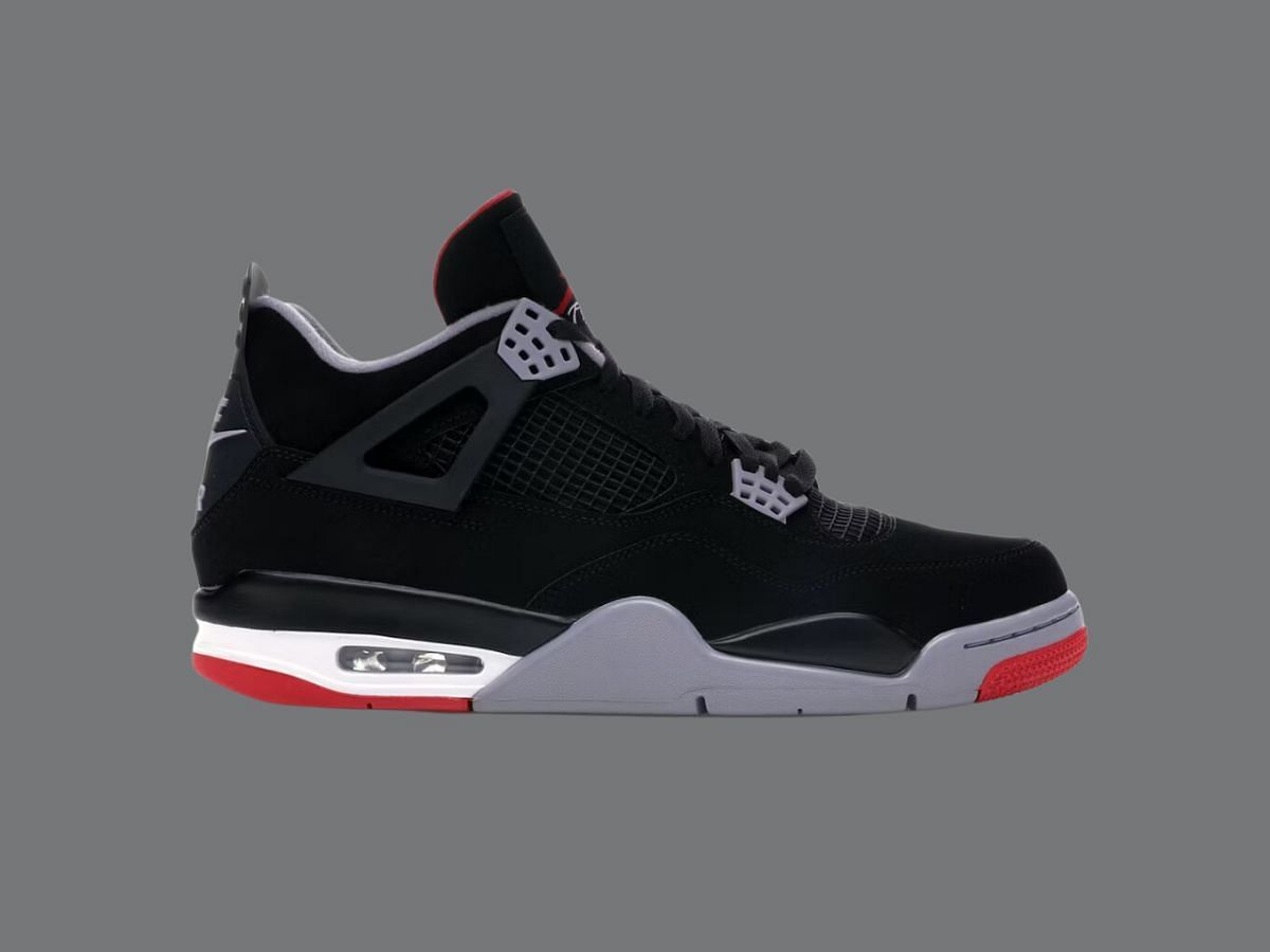 Air Jordan 4 &quot;Bred&quot; (Image via Stockx)