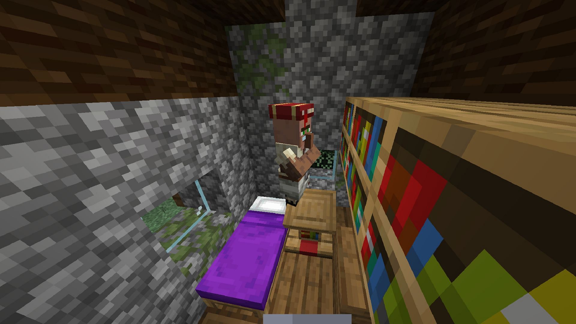 For now, librarian villagers are key for acquiring powerful Minecraft enchantments via books (Image via Mojang)