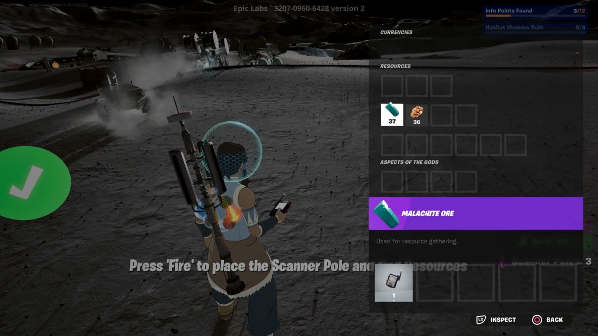 Players can collect different resources on the Lunar Horizons map (Image via KingAlexHD on YouTube)