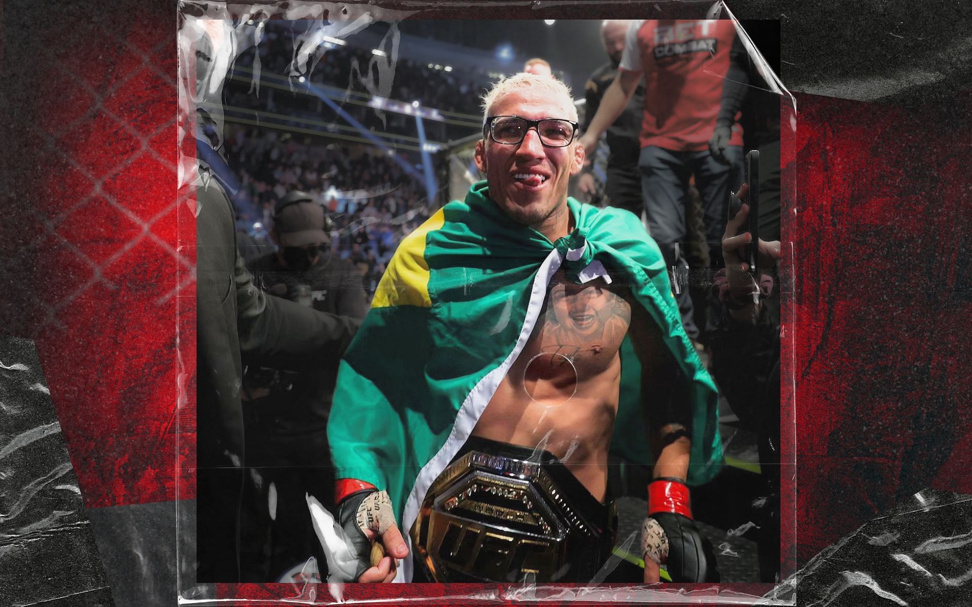 Charles Oliveira and his past struggle with poor vision. [Image courtesy: Getty Images]