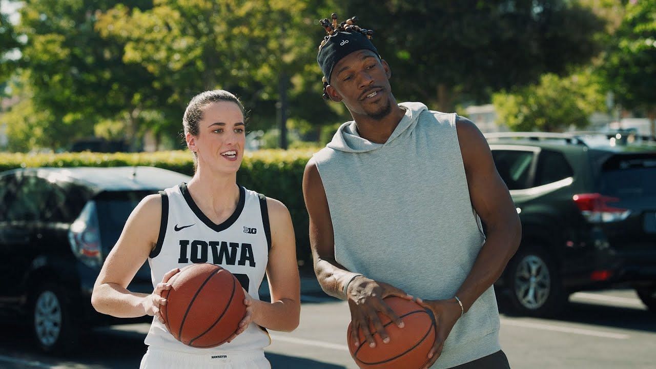 NBA fans take shots at Caitlin Clark and Jimmy Butler after Iowa
